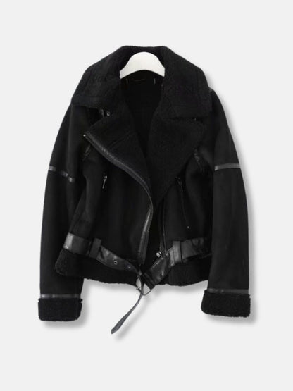 Manteau d'hiver chaud pour femmes, doublé de fausse fourrure