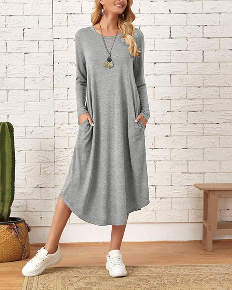 Robe d'été décontractée avec poches