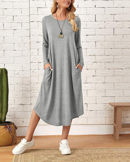 Robe d'été décontractée avec poches