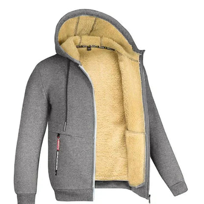 Sweat à capuche chaud doublé polaire pour femmes et hommes