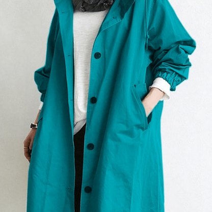Imperméable long élégant pour femme