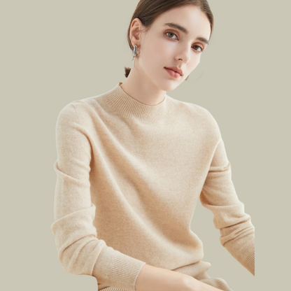 Pull chaud en laine mérinos pour femme