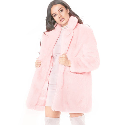 Veste en peluche oversize douce et élégante pour femmes