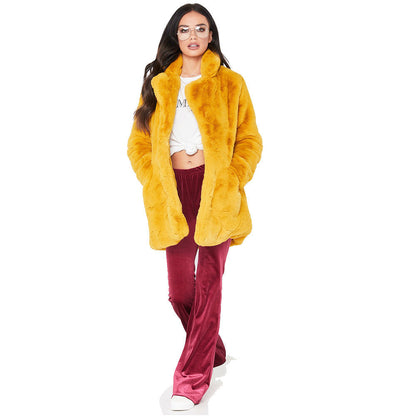 Veste en peluche oversize douce et élégante pour femmes