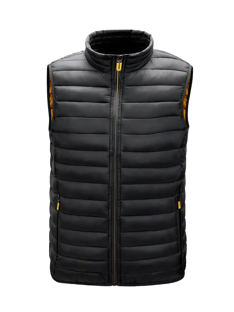 Gilet léger pour homme avec col montant
