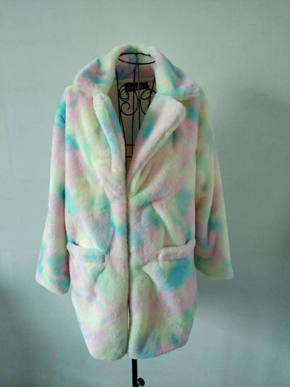 Veste en peluche oversize douce et élégante pour femmes