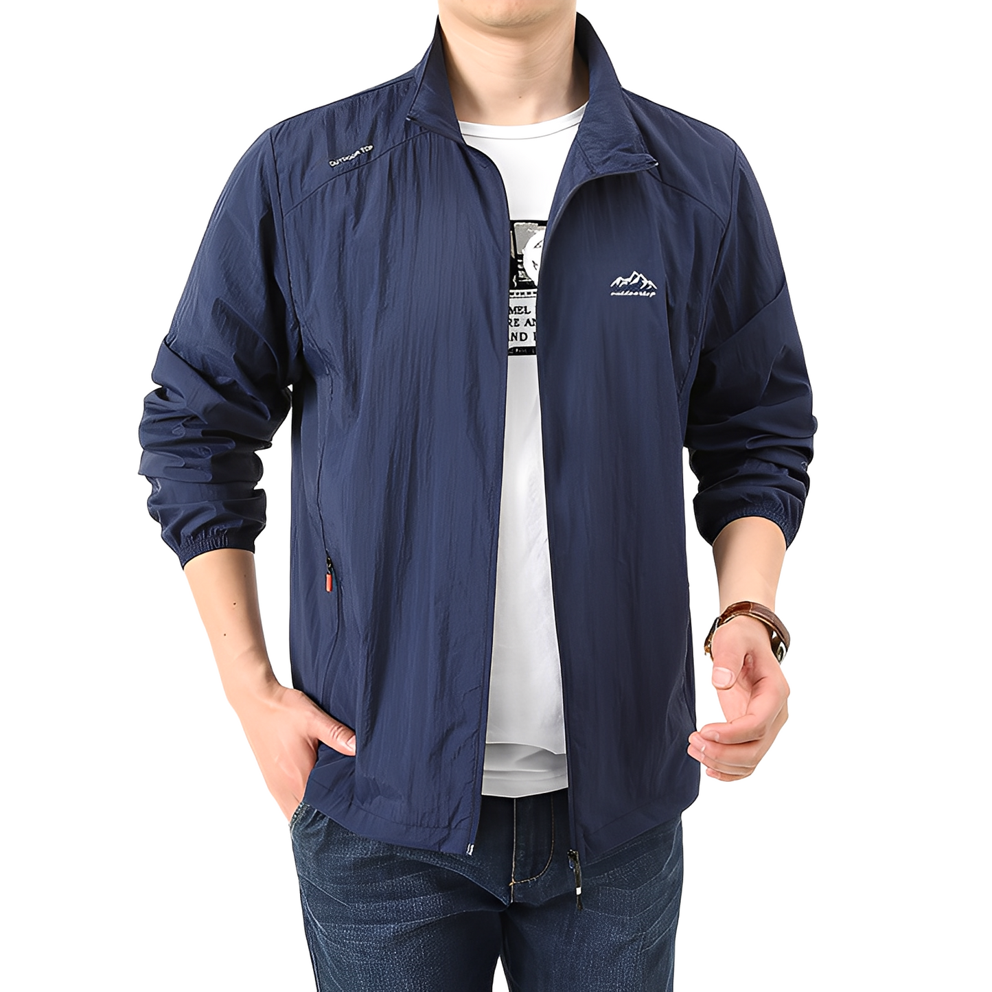 Veste d'extérieur imperméable pour hommes