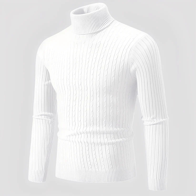 Pull col roulé élégant pour hommes Tendance
