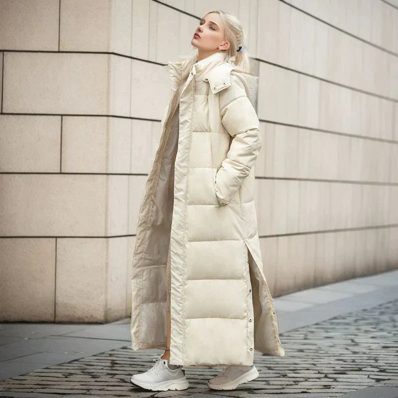 Manteau Long d'Hiver Chaud pour Femme