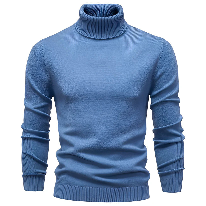 Col roulé homme coupe ajustée moderne