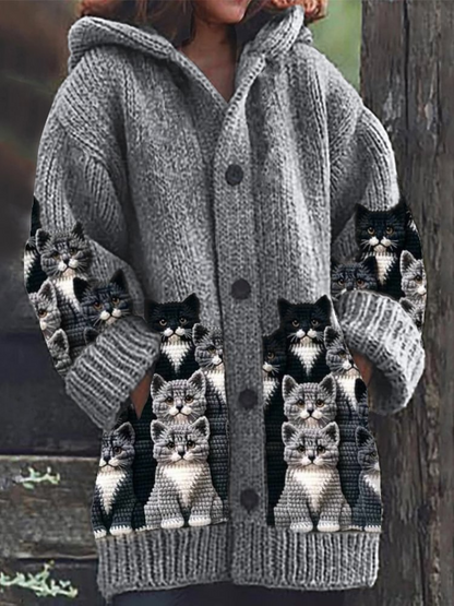 Cardigan Doux pour Chat Confortable Tricoté