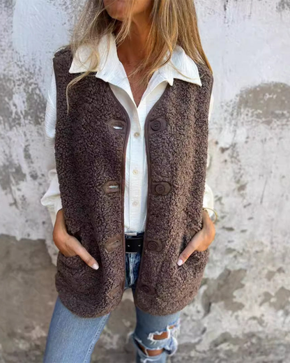 Gilet d'hiver femme Laine douce de qualité