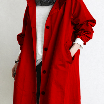 Imperméable long élégant pour femme