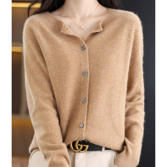 Luxus Cardigan 100% Kaschmir Weich - IdealeKleiden