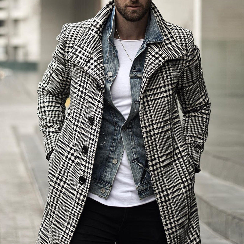 Manteau Homme Élégant Coupe Moderne