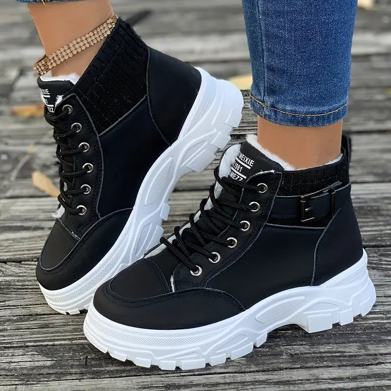 Bottes d'hiver pour femme chaudes et isolées