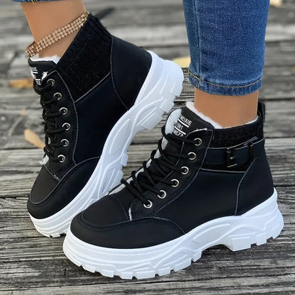 Bottes d'hiver pour femme chaudes et isolées