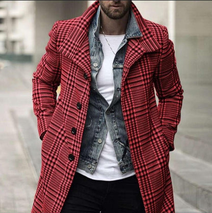 Manteau Homme Élégant Coupe Moderne