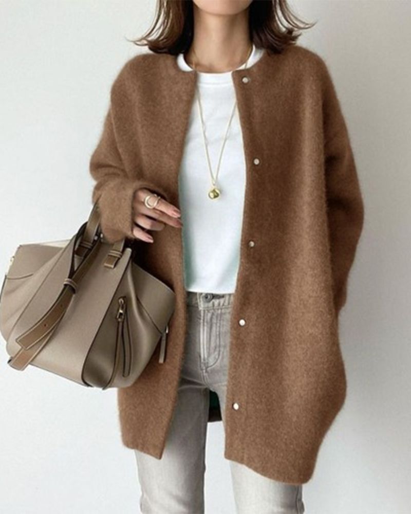 Écharpe femme Cardigan Doux Laineux