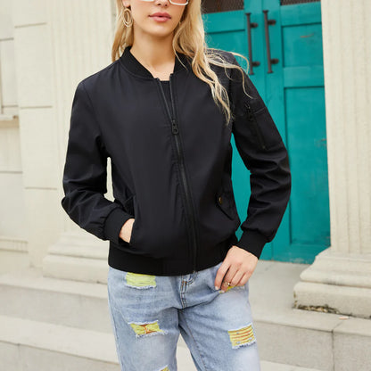 Bomber Jacket tendance pour femme Style décontracté
