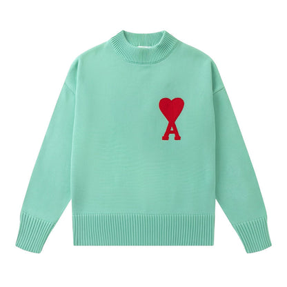 Pull brodé simple homme