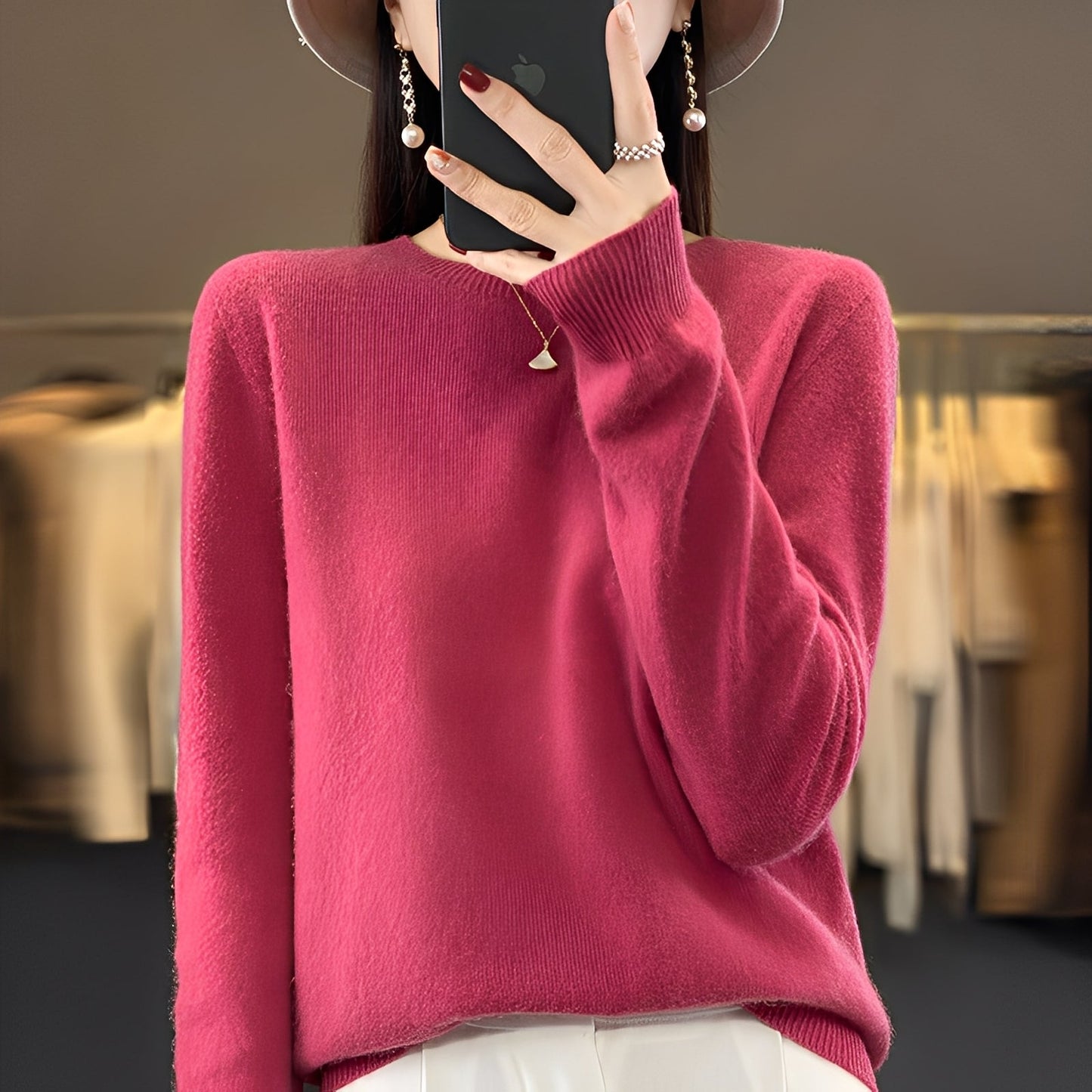 Élégant pull en cachemire pour femme