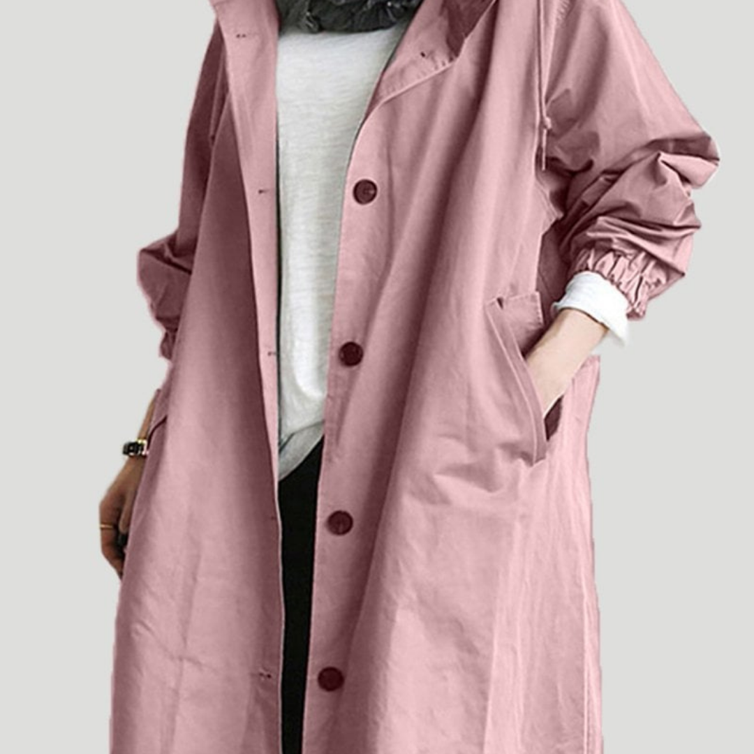 Imperméable long élégant pour femme