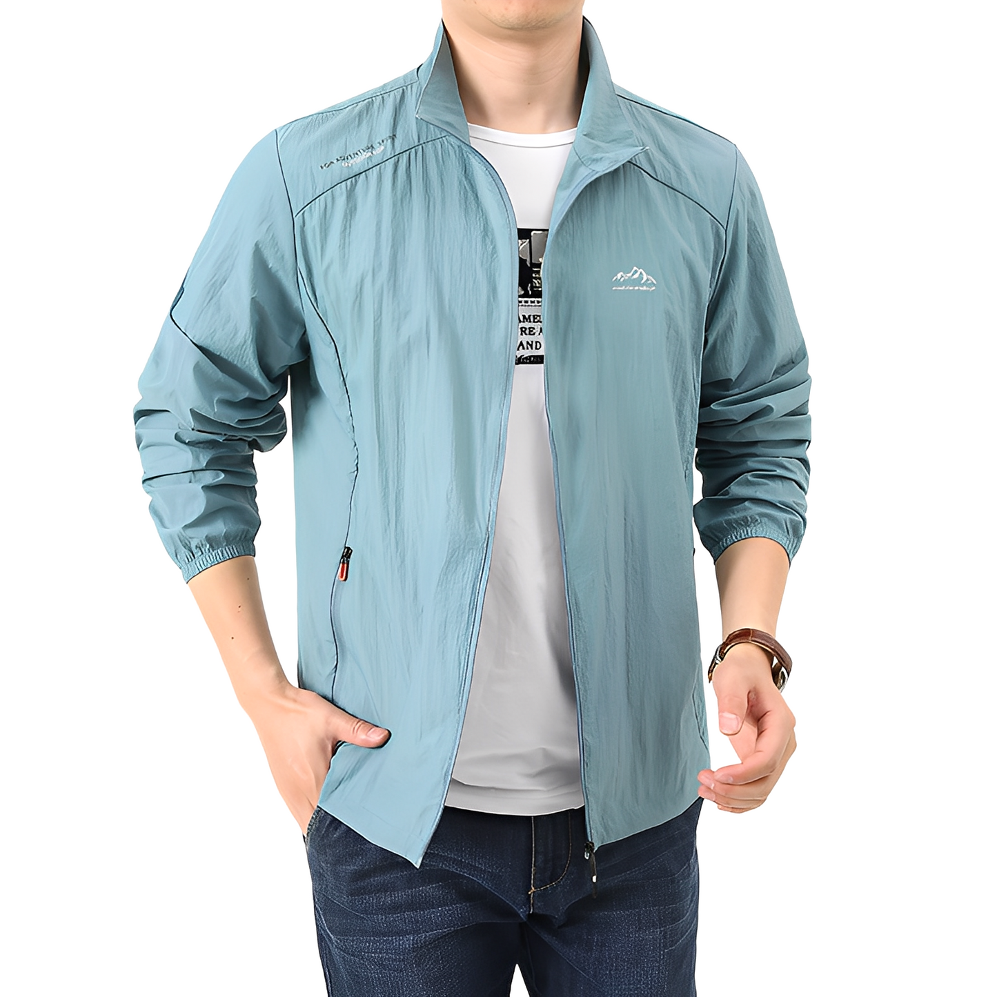 Veste d'extérieur imperméable pour hommes