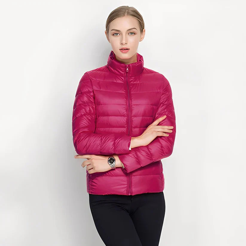 Doudoune femme coupe slim chaude
