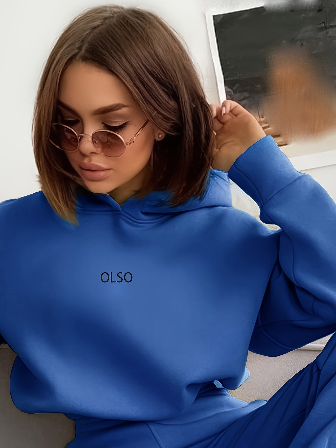 Ensemble de survêtement pour femme : sweat à capuche et pantalon de jogging