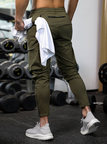 Pantalon de jogging cargo confortable pour homme avec poches