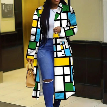 Manteau femme coloré modèle automne