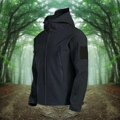 Veste d'hiver softshell à capuche pour hommes