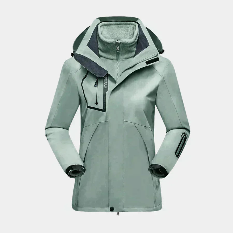 Veste d'hiver pour femme chaude à capuche
