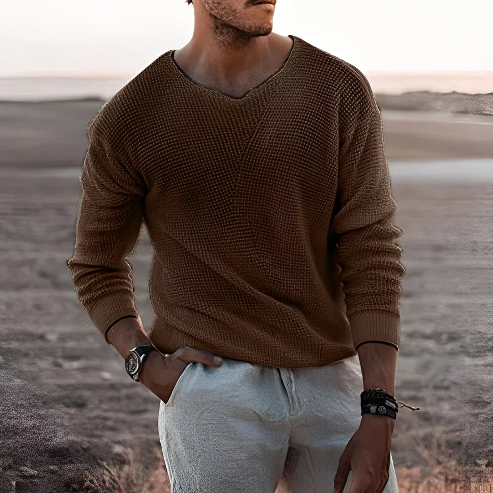 Pull élégant pour homme en cachemire chaud
