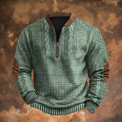 Veste d'hiver homme classique doublée fourrure noire