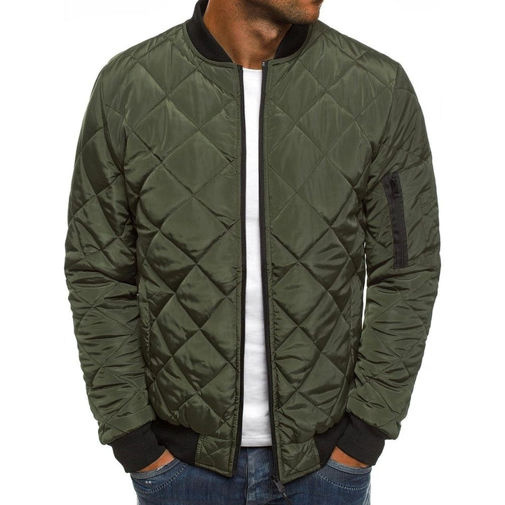 Blouson bombardier moderne léger en coton pour homme