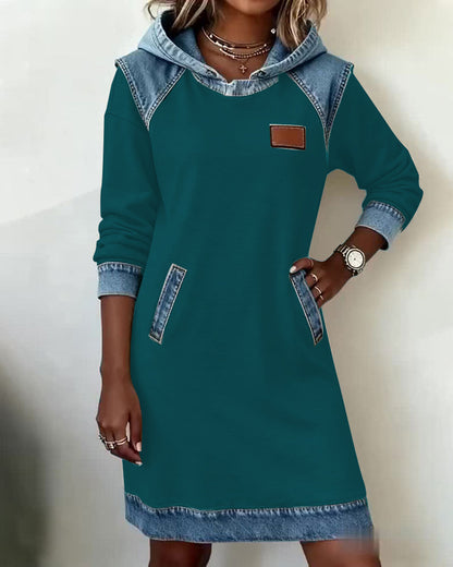 Robes élégantes à rayures contrastées
