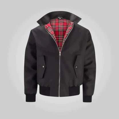 Blouson aviateur stylé aspect vintage