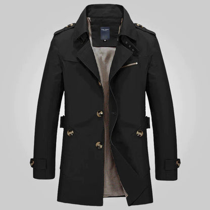 Manteau classique pour femme, élégant trench-coat