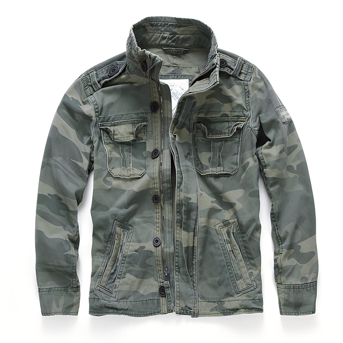 Veste en jean classique pour homme avec poches