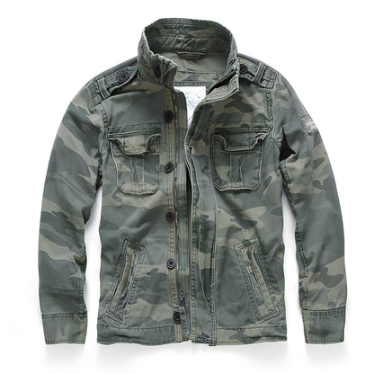 Veste en jean classique pour homme avec poches