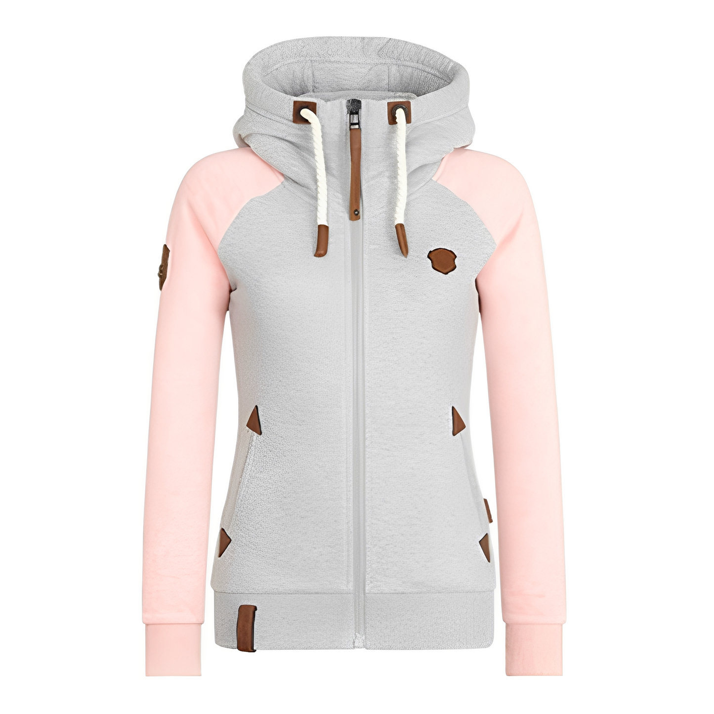Sweat à capuche pour femme avec cordon de serrage