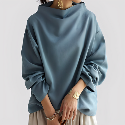 Pull pour femme élégant à coupe ample