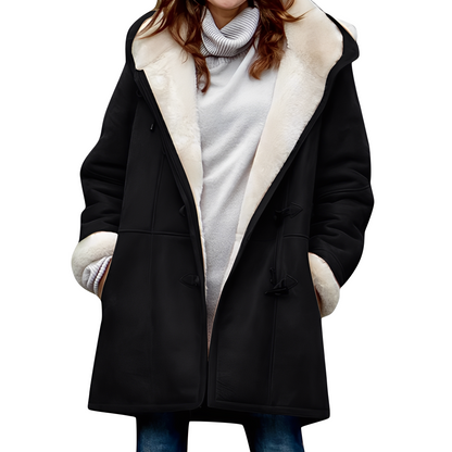 Manteau à capuche décontracté d'hiver pour femmes