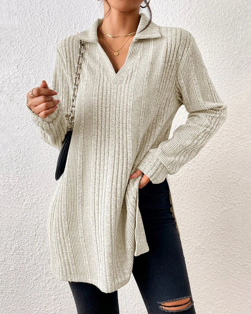 Élégant haut pour femme avec revers