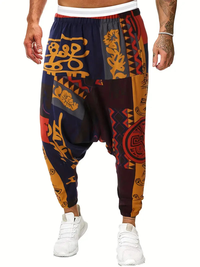 Herren Jogginghose Ethno Muster Cool - IdealeKleiden