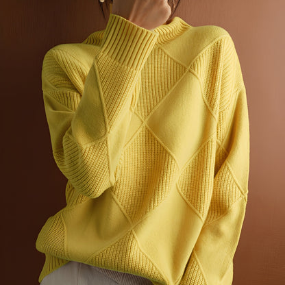 Pull col roulé femme douillet