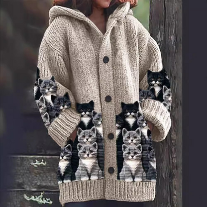 Cardigan Doux pour Chat Confortable Tricoté