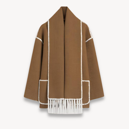 Manteau cape grandes tailles femme
